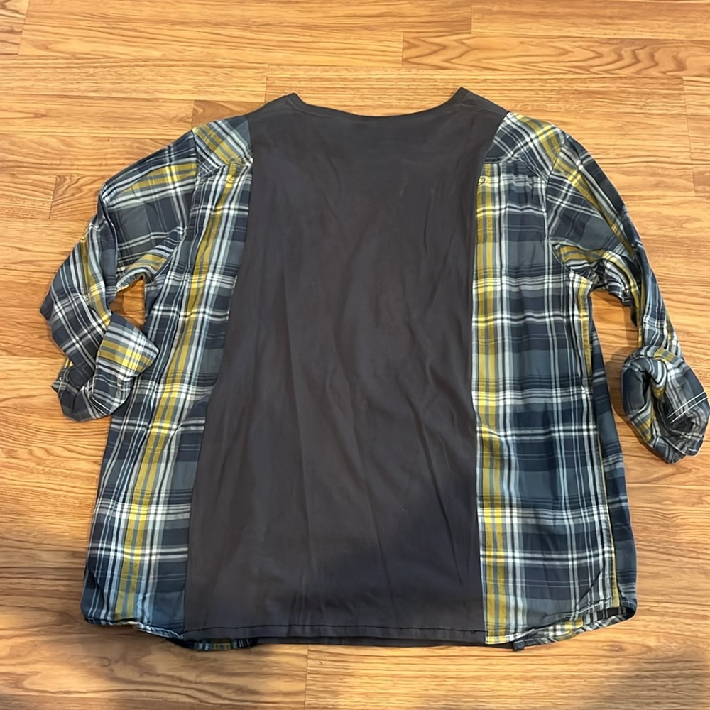Cheetos Upcycled Flannel Shirt / Sweatshirt Unise… - image 3
